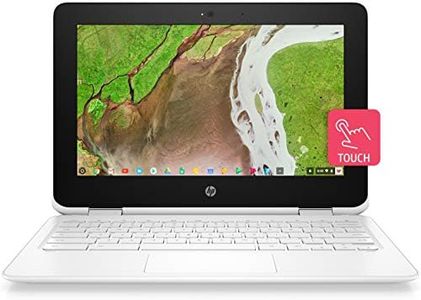 Newest HP 2-in-1 Convertible Chromebook 11.6" HD IPS Touchscreen, Intel Celeron N3350 Processor, 4GB Ram 32GB SSD, Intel HD Graphics, WiFi, Webcam, Google Chrome OS-White