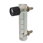 MYADDICTION Oxygen Flow Meter Flowmeter with Control Valve for Oxygen Air 0.1-1.5L Business & Industrial | Hydraulics Pneumatics & Pumps | Pump & Flow Controllers | Flow Controllers & Meters