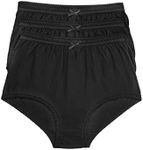 Marlon Women's Evelyn Full Brief, Black, 24-26