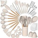 Silicone Cooking Utensils Set, 43Pc