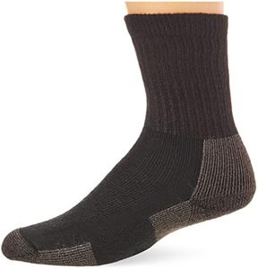 Thorlos Women's Kxw Max Cushion Hiking Crew Socks, Black, Small