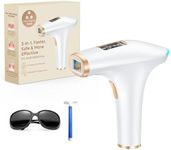 Hikyskin IPL Laser Hair Removal - Faster & 3 in 1 & Painless, at-Home Laser Hair Remover for Women and Men, 9 Levels, 2 Modes for Body and Face Use