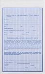 SSWBasics 2-Part "As Is" Dealer Warranty Disclaimer Form - 5 1/2"W x 8 1/2"H - Pack of 100