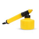 Tools Bae - Mechanical Continuous Sprayer Nossle Plain Jet 400 ml Made Plastic for Home Gardening|Plant Care Tool for Plants Pesticide Car Wash | Pump Pressure Sprayer (Yellow)