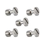 NICERYIG 3/8 Inch Camera Quick Release Screw Tripod Screw Adapter Connecter DSLR Camera Rig Accessories(5pcs)