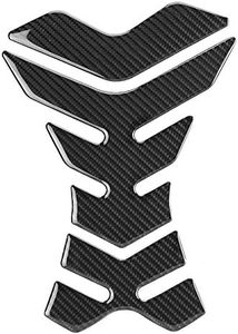 Motorcycle Tank Sticker, Carbon Fiber MotorcycleOil Gas Tank Pad Moto Protector Pannier Stickers Decals Universal