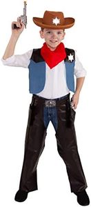 Morph Disfraz Vaquero Niño, Disfraz Cowboy Niño, Disfraz Del Oeste Niño, Chaleco Disfraz Vaquero Niño, Disfraz Pistolero Niño, Disfraz Ni�ño Vaquero, Disfraz Carnaval Niño Talla M