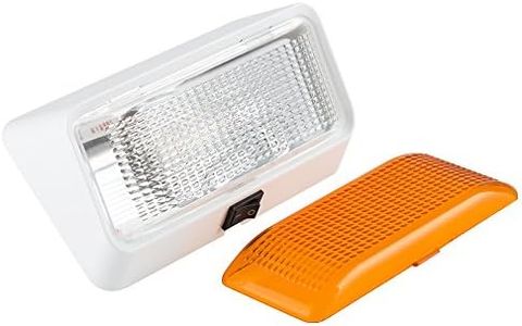 Lumitronics LED RV Exterior Porch Light with On/Off Switch and Removable Lenses. Perfect Outside Replacement 12V Lighting for Rvs Motorhomes Campers 5th wheels Trailers.