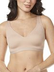 Warner's Women's Cloud 9 Super Soft, Smooth Invisible Look Wireless Lightly Lined Comfort Bra Rm1041a, Toasted Almond, S