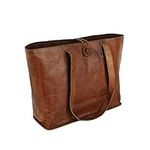 Vintage Genuine Leather Tote Bag Ha