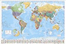 Pyramid International, World Map, 2015, Maxi Poster, 61 x 91.5 cm, Paper, Multi-Coloured