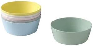 Ikea Kalas 301.929.60 BPA-Free Bowl, Assorted Colors, Set of 2, 6-Pack