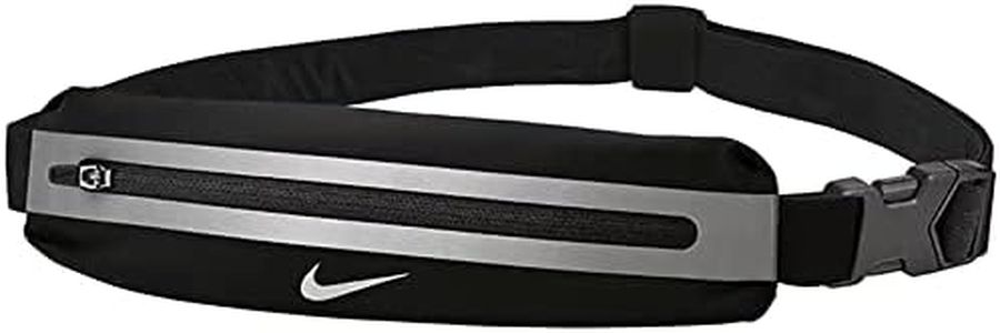 Nike Unisex - Adult Slim 3 Bum Bag, 082 Black/Black/Silver, One Size