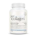 Just Collagen Hydrolyzed Marine Collagen Peptides 200 Capsules - Type 1 Collagen from Wild-Caught Fish for Hair Skin Nails Joints for Women & Men - Made in Canada