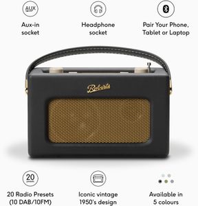 Roberts Revival RD70 Digital Radio – Black