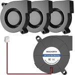 4 Pack 5015 Blower Fans 24V Dual Ball Bearing, Strong Air Flow 50x50x15mm Brushless Cooling Fans 2Pin for 3D Printer and Other Electronic Devices Replacement