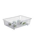 keshal Stainless Steel Dish Drainer, Platform Basket/Dish Drainer for Kitchen-Small