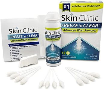 Skin Clinic FREEZE 'n CLEAR™ Advanced Wart Remover, Tough on Warts, Gentle on Skin, (12 Precision Applicators)