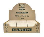 Faith In Nature Natural Lavender Hand Soap Bar Box Set, Relaxing, Vegan & Cruelty Free, No SLS or Parabens, 18 x 100g