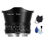 TTArtisan 7.5mm F2 APS-C Fisheye Lens 180° Ultra Wide Angle Large Aperture Manual Focus Lens for Leica/Sigma L Camera TL CL FP