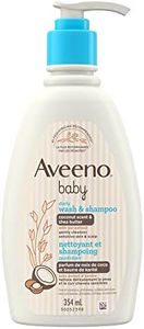 Aveeno Baby Daily Moisturizing Wash & Shampoo Coconut Scented, 354 mL ​