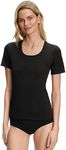 FALKE Women Daily Comfort Scoop Neck, Black (Black 3000), XXL