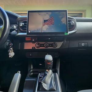 [6+128GB] 13 inch Android 13 Car Stereo for Toyota Tacoma 2016-2022 with Wireless Carplay & Android Auto Upgrade Stereo with Front and Rear Camera 3D UI Octa Core Bluetooth GPS Radio DSP AM FM RDS SWC