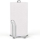 SimpleHouseware Kitchen Paper Towel Holder Countertop, Free Standing Roll Holder, Chrome