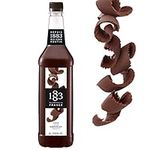 Maison Routin 1883 Chocolate Syrup, Pet Bottle 1000 Milliliter