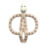 Matchstick Monkey, Antimicrobial Silicone Teether & Gel Applicator, Easy To Grip, BPA Free, 3 Months Old+, 11 cm, Gigi Giraffe, Pack of 1