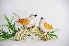 nantan Polyresin Decorative Lovebirds Figurine for Home Decor Vaastu Fang sue Housewarming Decorative Showpiece ((22L x 8W x 12H Centimeters-Multicolor)