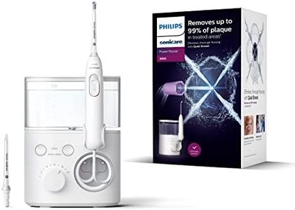 Philips Sonicare Power Flosser 3000 Oral Irrigator - Water Flosser for Teeth, Gums and Dental Care, in White (Model HX3711/20)