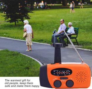 Solarbaby Wind Up Emergency Radio – Hand Crank Portable Weather Alert