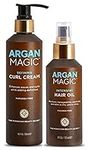Argan Magic Defining Curl Cream & H