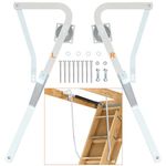 Bullro Attic Ladder Replacement Left & Right Hinge Arm Kit