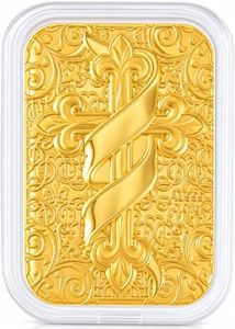 SHOP LC DELIVERING JOY 24K Golden Cross Line of Faith Emboss Sheet 31x45.5mm 10mg Christmas Gifts