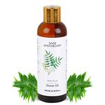 Sage Apothecary Neem Oil Pure & Natural support Hair Growth & Healthy Skin | Dry & Damaged Hair | Provides Moisture to Skin | All Skin & Hair Types - 100 ml