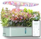 LETPOT LPH-Air Hydroponics Growing System Kits, APP & WiFi Controlled Smart Indoor Garden with 24W Grow Light Full Spectrum, 10 Pods Planter Indoor Gardening for Gifts, Kitchen, Vegetable