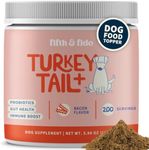 Fifth & Fido Turkey Tail+ Mushroom for Dogs, Bacon, 200 Servings