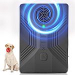 Rechargeable Anti Barking Device, Ultrasonic Dog Bark Deterrent Devices with 3 Modes, 50Ft Waterproof Barking Dog Deterrent Bark Box for Outdoor Indoor, Safe Sonic Dog Barking Silencer for Dog & Human