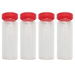 Hummingbird Feeder Glass Bottles 6 cm Length Only Compatible for Caburds' Hummingbird Water Feeders 4 Pcs