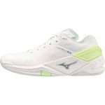 Mizuno Women's Wave Stealth Neo (W) Track Shoe, White Glacial Ridge Patinagreen, 6.5 UK