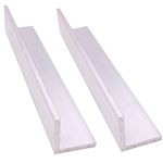 VERNUOS 2PCS 2" x 2"x 1/4" Aluminum Angle 6061, 12" Length, T6511 Mill Stock, 1/4" Thick