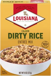 Louisiana Fish Fry Products Dirty Rice Mix, 8 oz (Pack of 12)