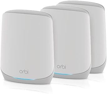 NETGEAR ORBI AX5400 WiFi Tri-Band 6 Mesh 3 Pack BNDL