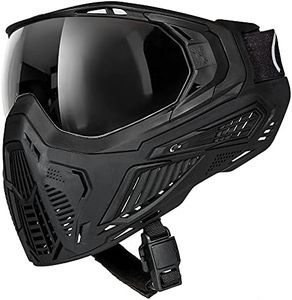 HK Army SLR Face Mask Goggle with Thermal Anti Fog HD Pure Lens System for Paintball and Airsoft - Midnight