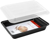 CHEFMADE Rectangular Cake Pan, Nonstick 13-Inch Rectangular Baking Pan with Lid