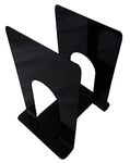 Amazon Brand - Umi MS Metal Bookend for Office - 2 Per Pack (Black)