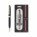 Pierre Cardin President Premium Metal Ball Pen with Twist Mechanism | Luxurious Black Lacquer Finish Body with Golden Trims | Ideal for Diwali, Festive & Corporate Gifting