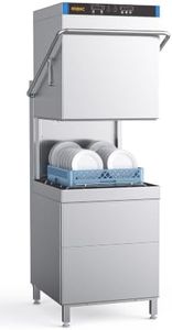 RIOXC Commercial Dishwasher, 60Rack/H High-Temperature Door-Type Dishwasher